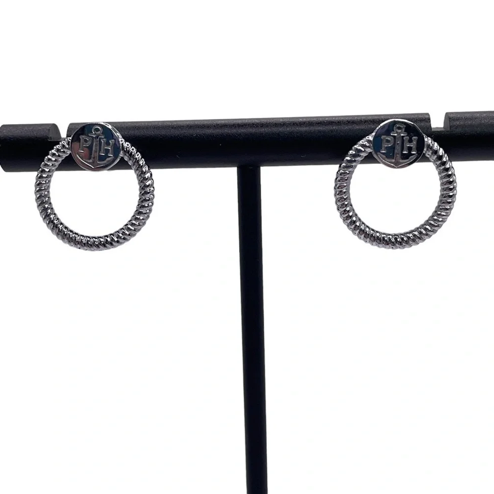 Paul Hewitt circular rope earrings New in Pouch